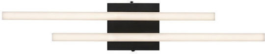 Rabalux Smart Black Mount Ceiling Light with Integrated LED
