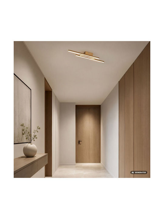 Rabalux Smart Deckenleuchte Gold mit Integrierter LED
