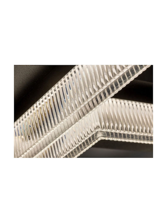 Rabalux Smart Deckenleuchte montieren 70cm Schwarz mit Integrierte LED und Fernbedienung
