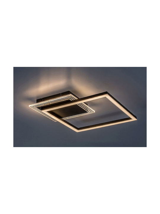 Rabalux Smart Deckenleuchte montieren 37.5cm Schwarz mit Integrierte LED
