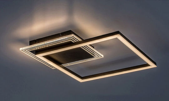 Rabalux Smart Deckenleuchte montieren 37.5cm Schwarz mit Integrierte LED