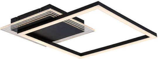 Rabalux Smart Deckenleuchte montieren 37.5cm Schwarz mit Integrierte LED