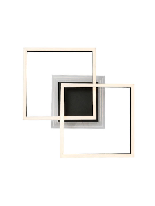 Rabalux Smart Deckenleuchte montieren 70cm Schwarz mit Integrierte LED