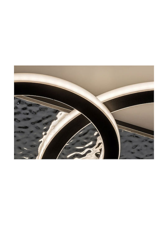 Rabalux Smart Deckenleuchte montieren 75cm Schwarz mit Integrierte LED und Fernbedienung