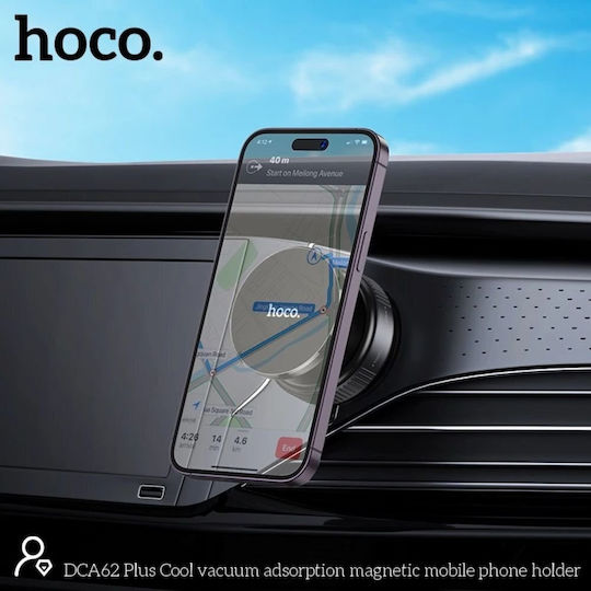 Hoco Βάση Κινητού Αυτοκινήτου με Μαγνήτη Μαύρη