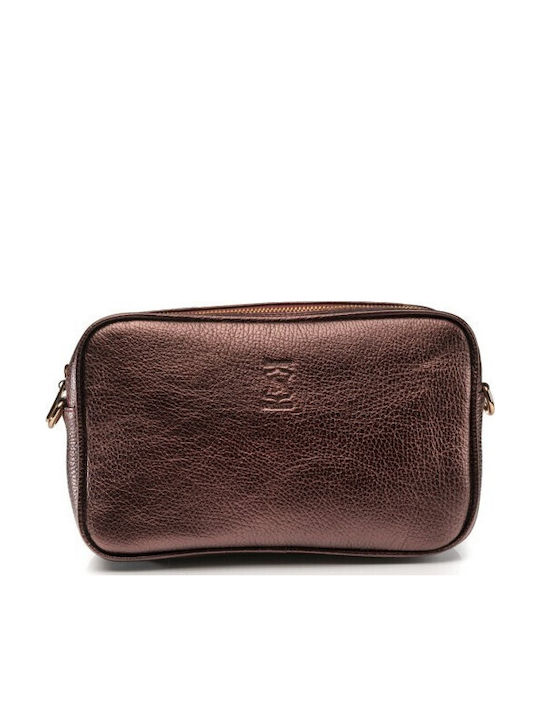Leather Women's Clutch Brown