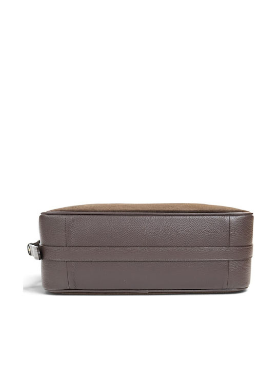 Leather Women's Shoulder Bag Suede Brown