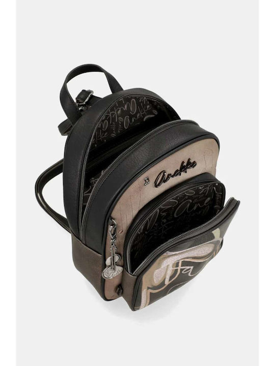 Damen Handtasche Rucksack Mehrfarbig