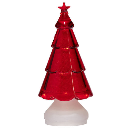 Arbore Decorativ De Crăciun Cu Lumină LED 11cm (Culori Diverse)