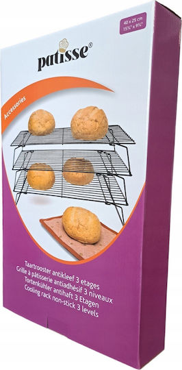 Patisse Metallische Grillroste Antihaft 40x25cm
