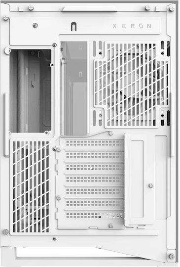 GameMax NEX C56 VC WH Геймърско Midi Tower Куτί за Компютър със Страничен Прозорец Бял