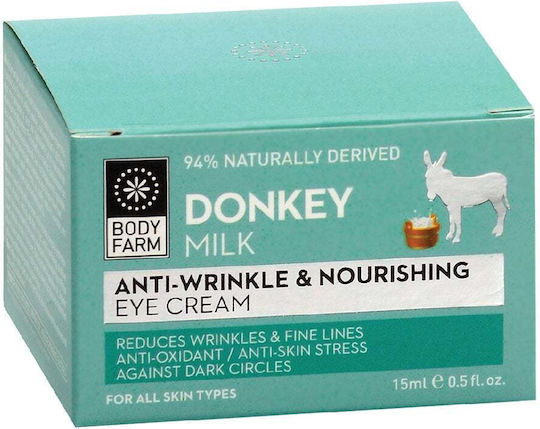 Bodyfarm Donkey Milk Eye Cream for Moisturizing Anti-Aging and Dark Circles 15ml