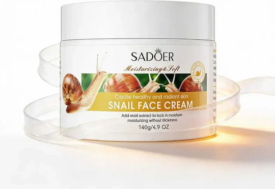 Sadoer Snail Rich Cremă de Față pentru Hidratare și Reconstrucție cu Slime de Melc 140g