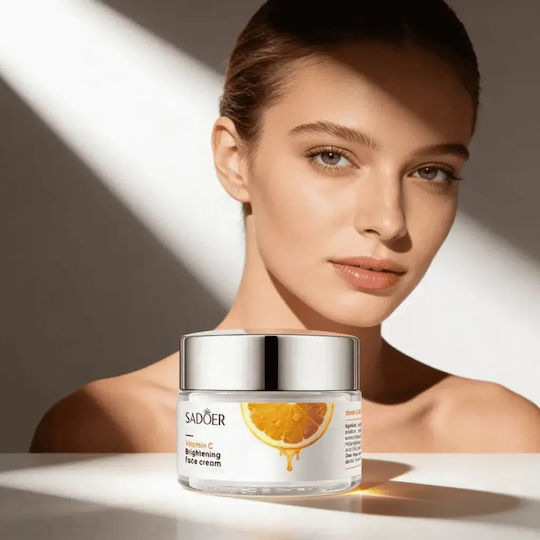 Sadoer Vitamin C Brightening Cremă de Față pentru Hidratare, Reconstrucție și Strălucire cu Vitamina C 50gr