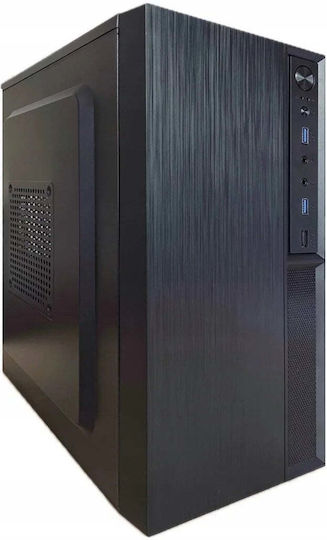 Eurocase MF-320B Micro Tower Компютърна кутия Черна