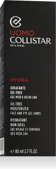 Collistar Uomo Hydra Oil Free Moisturizer Ανδρικό Gel Face 80ml