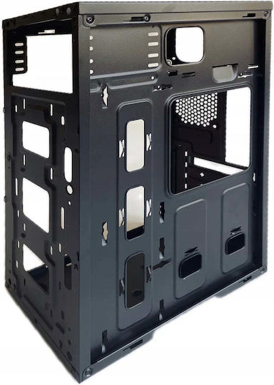 Midi-Turm Computergehäuse Schwarz
