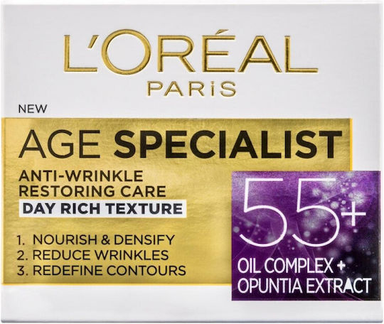 L'Oreal Paris Age Specialist Rich Αντιγηραντική Κρέμα Προσώπου Ημέρας 50ml