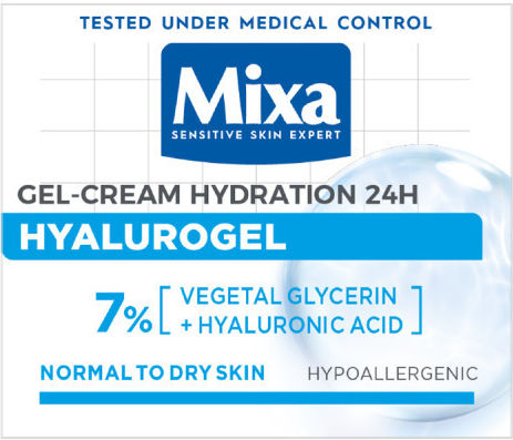 Mixa Hyalurogel Light Cream Face 50ml