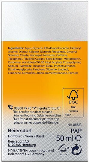 Nivea Active Energy Skin Energy Herren Creme Gesicht Tag 50ml