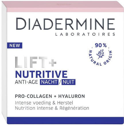 Diadermine Lift+ Nutritive Ενυδατική Κρέμα Προσώπου Νυκτός 50ml