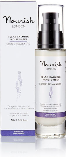 Nourish London Relax Calming Moisturiser Cream Face 50ml