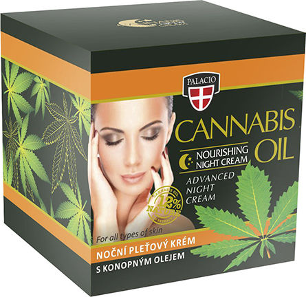 Palacio 12% Cannabis Oil Cream Face Night 50ml
