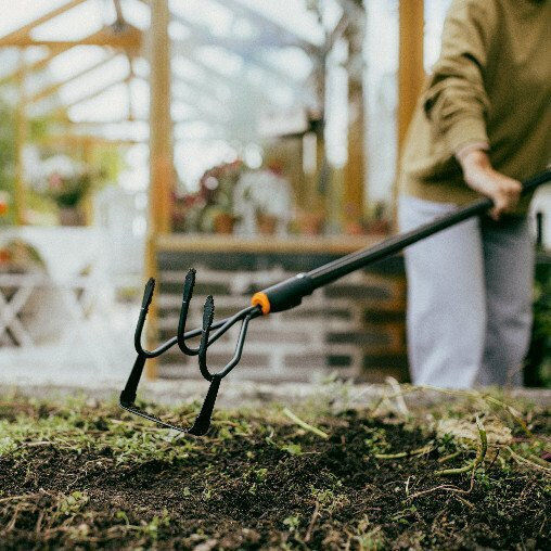 Fiskars Handkultivator Gartenrechen
