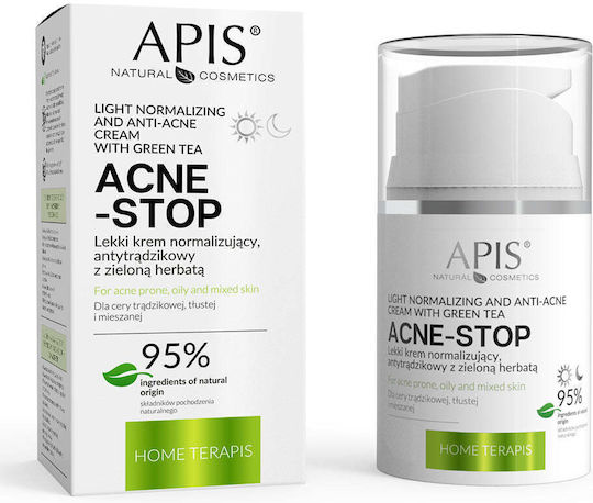 Apis Natural Cosmetics Acne Stop Light 24h Cream Face 50ml