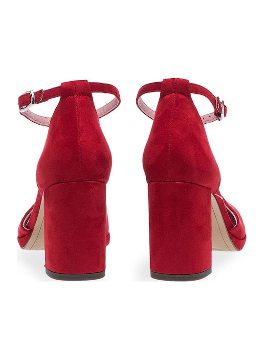 Heels with High Heel Red