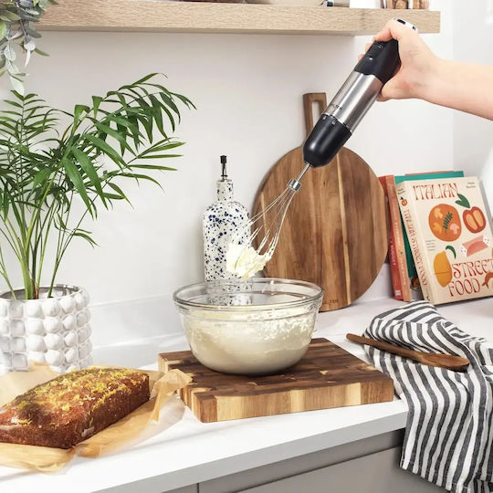 Salter Handmixer mit Inox-Stab 600W Graue