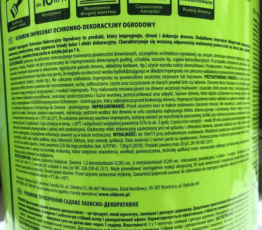 Vidaron Imprägnier-Lack Wasser Palisander 5lt