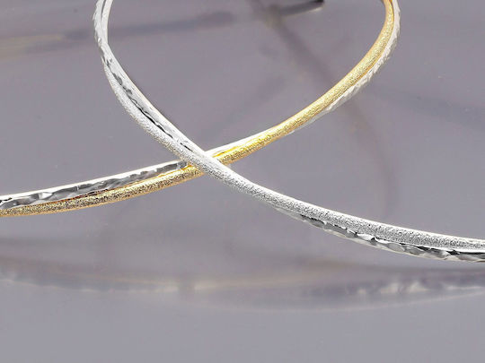 Handgefertigte Hochzeitskronen Versilbert 0200 Gold