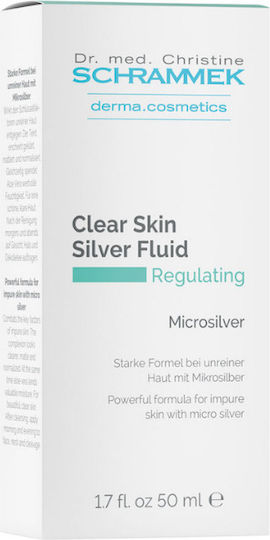 Schrammek Regulating Clear Skin Silver Fluid Lightweight Cream Face 50ml