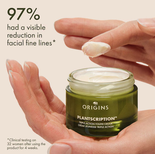 Origins Plantscription Крем за Лице за Хидратация и Стягане с Пептиди 50ml
