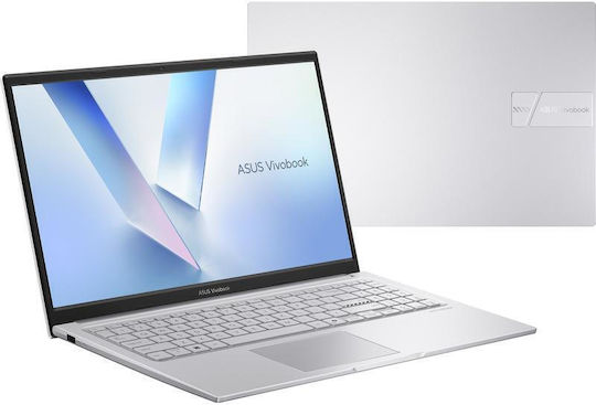 Asus Vivobook 15 X1504MA-BQ056 15.6" FHD (Core 3-304/8GB/512GB SSD/Fără sistem de operare) Argintiu rece (Tastatură Engleză internațională)