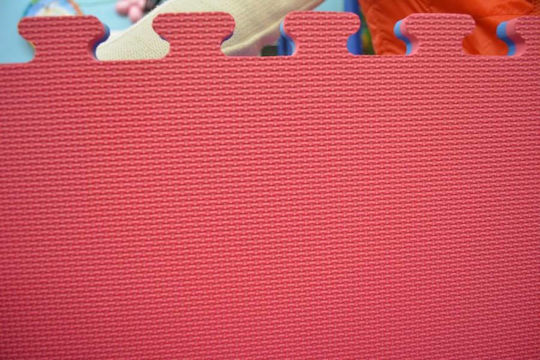 Double Sided Red/Blue Puzzle Gym Mat 100x100x2.5cm 1 Piece