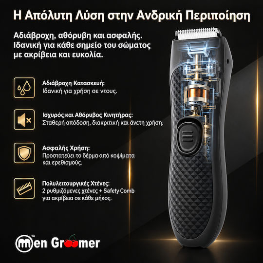 Men Groomer Wiederaufladbare Haarschneidemaschine GET-MG-818