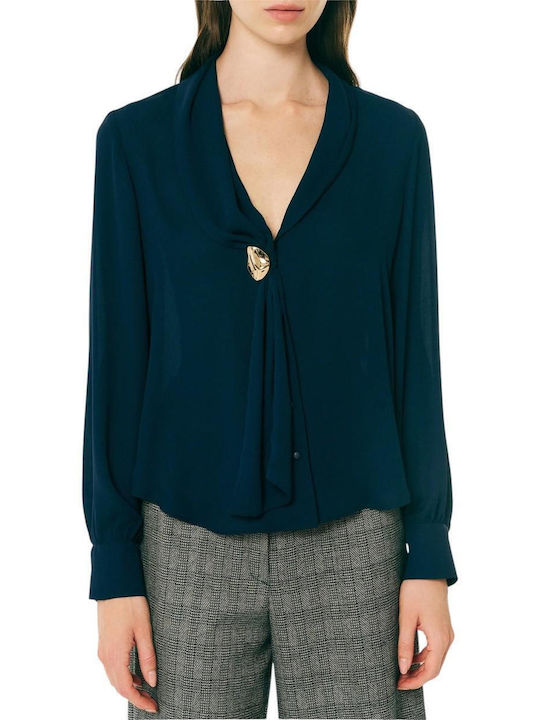 Forel Damen Bluse Blau