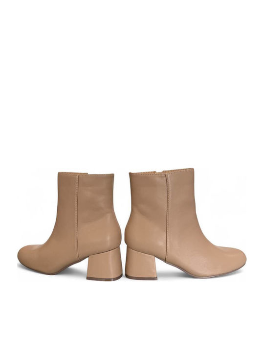 Women's Ankle Boots Beige X8090