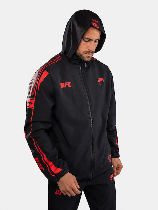 Cardigan Black/red