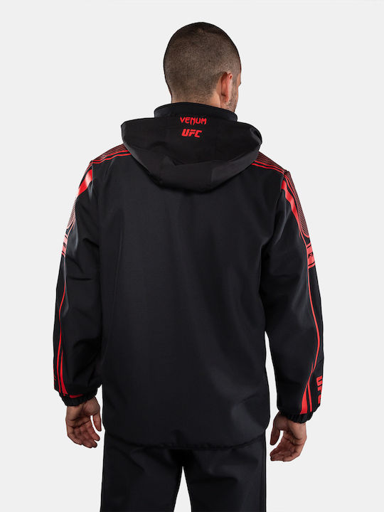 Cardigan Black/red
