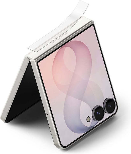 Ringke Hinge Dual Easy Film 2 Pack Mobile Screen Protector Compatible with Samsung Galaxy Z Flip8 Clear