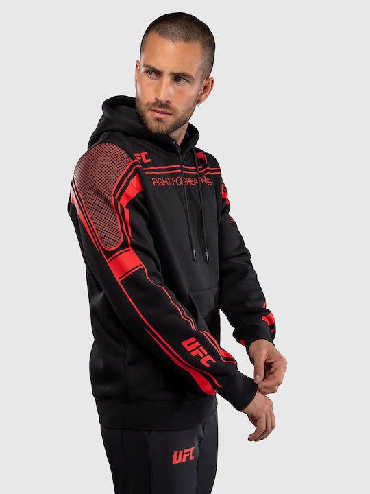 Hooded Sweatshirt Black/red