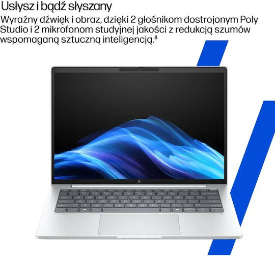 HP EliteBook 8 G1a 14" IPS FHD+ (Ryzen AI 300 Series-7 Pro 350/32GB/1TB SSD/W11 Pro) (US Keyboard)