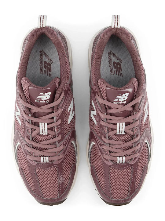 Women's Sneakers Pink Moon And Washed Burgundy