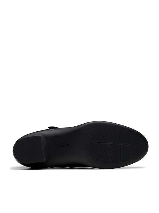 Leder Pumps Schwarz