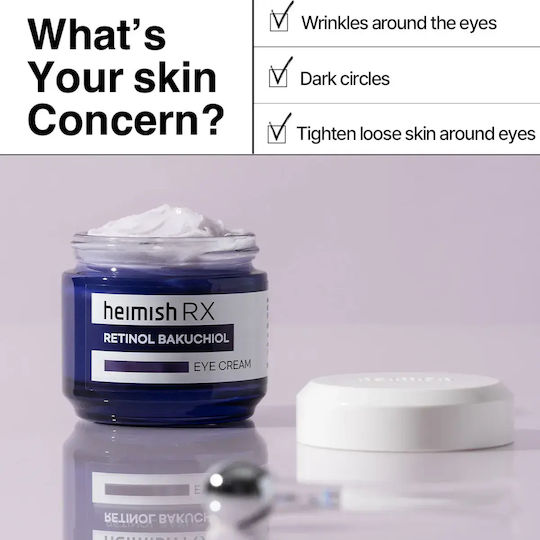 Heimish RX Augenbefeuchter für Anti-Aging Feuchtigkeitsspendend Schwarze Kreise & Festigung 30ml