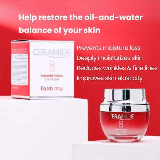 Farm Stay Ceramide Eye Cream for Firming and Dark Circles 50ml