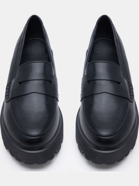 Women's Loafers In Black Color